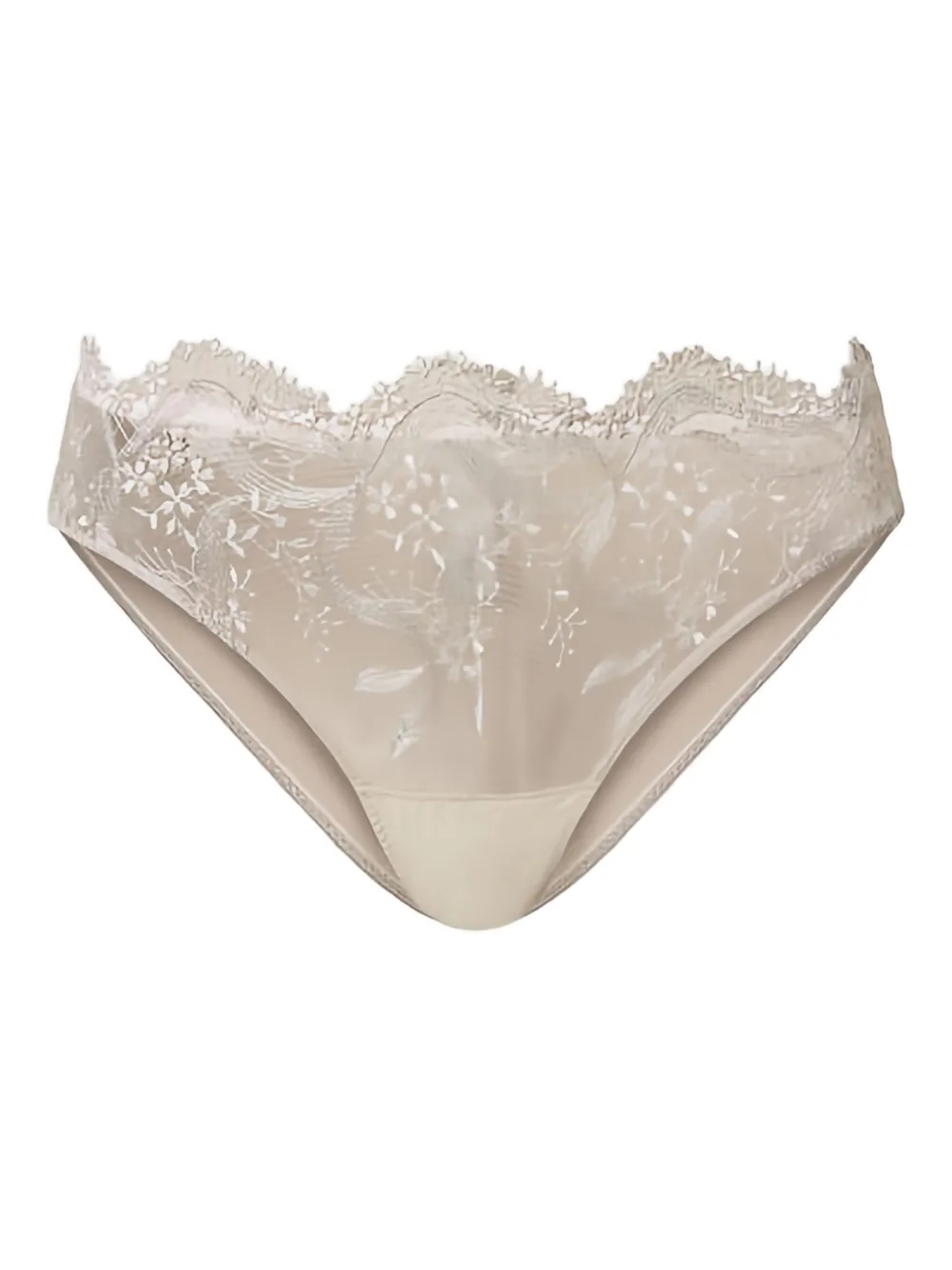 TWINSET embroidered tulle briefs | Grey | Image 1