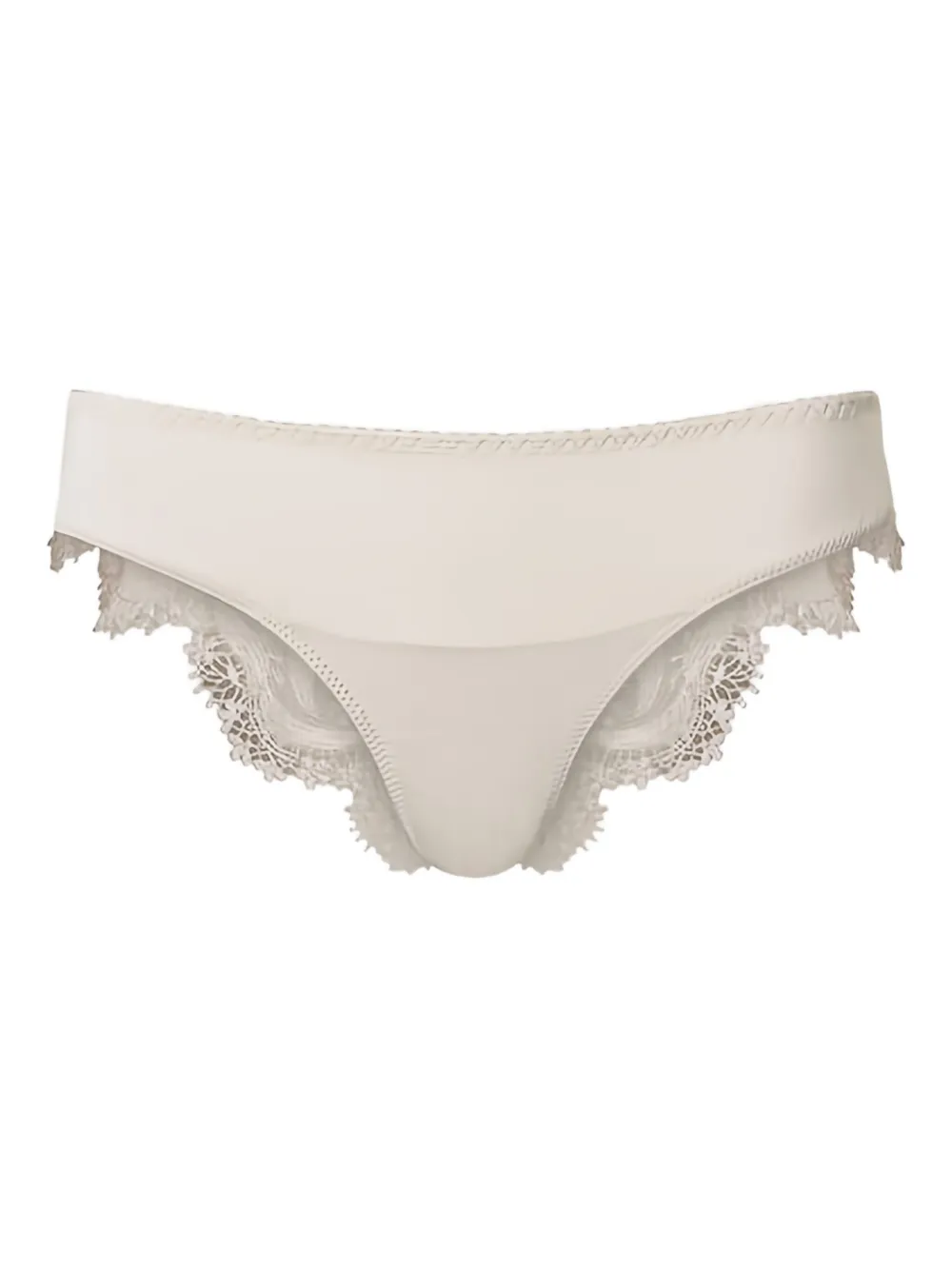 TWINSET lace-back briefs | Grey | Image 1