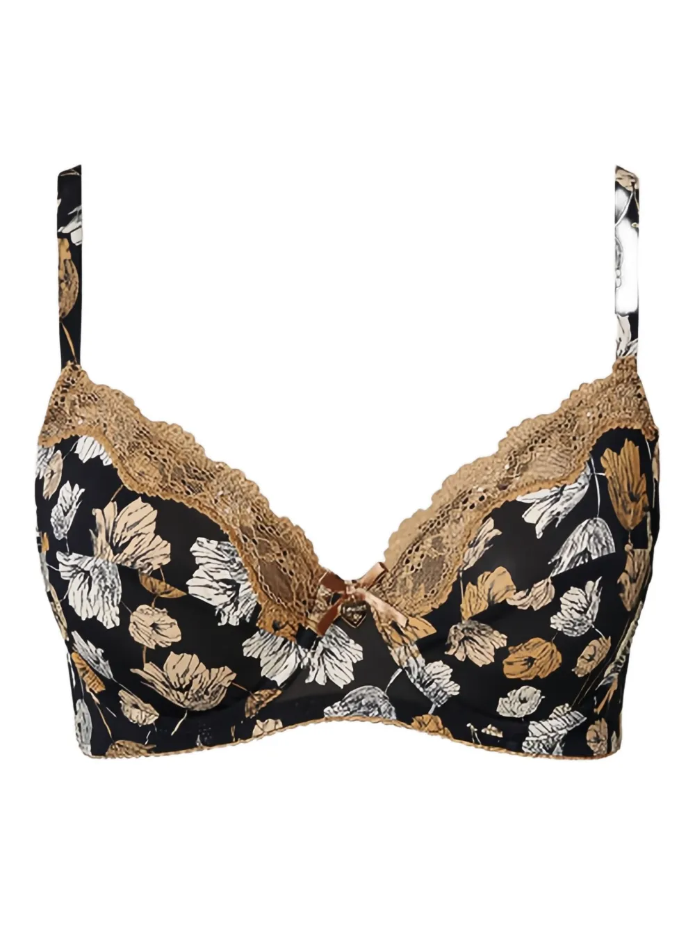 Twinset Floral-print Underwire Bra In Multi