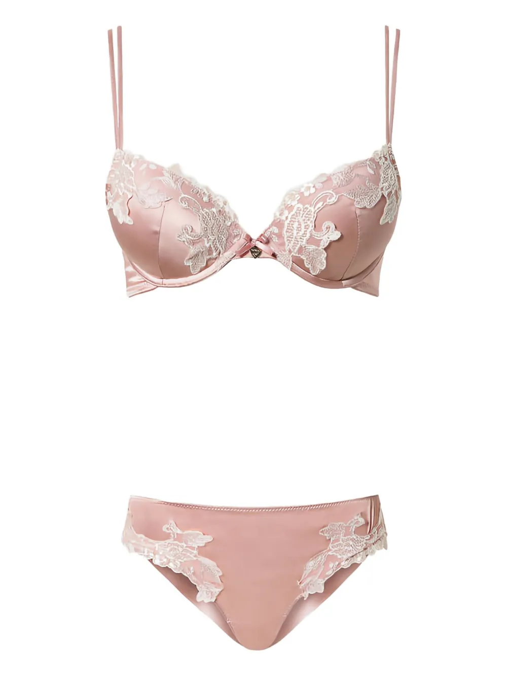 TWINSET lace push-up lingerie set - ピンク TWINSET lace push-up lingerie set - ピンク