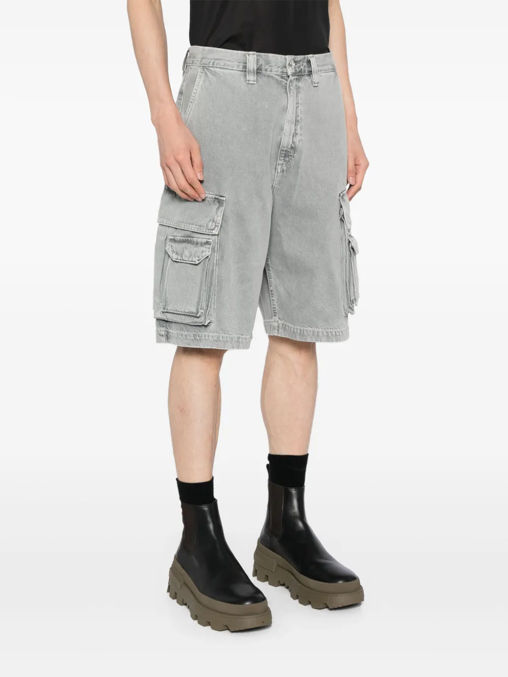 AGOLDE Rex shorts Grijs
