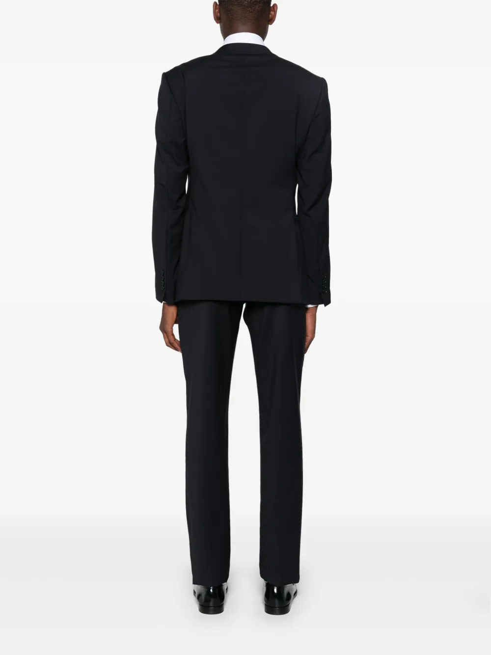 Emporio Armani Virgin-wool Suit In Grey