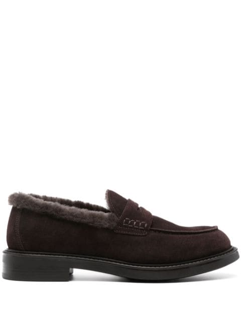 Doucal's suede loafers