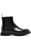 Doucal's leather Chelsea boots - Black