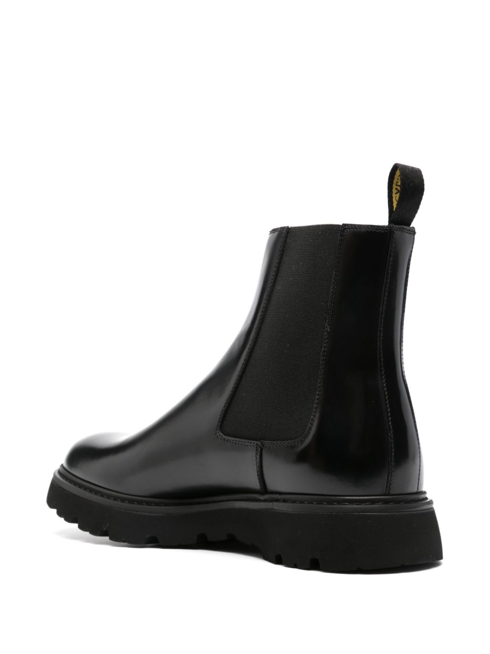 Doucal's leather Chelsea boots Black