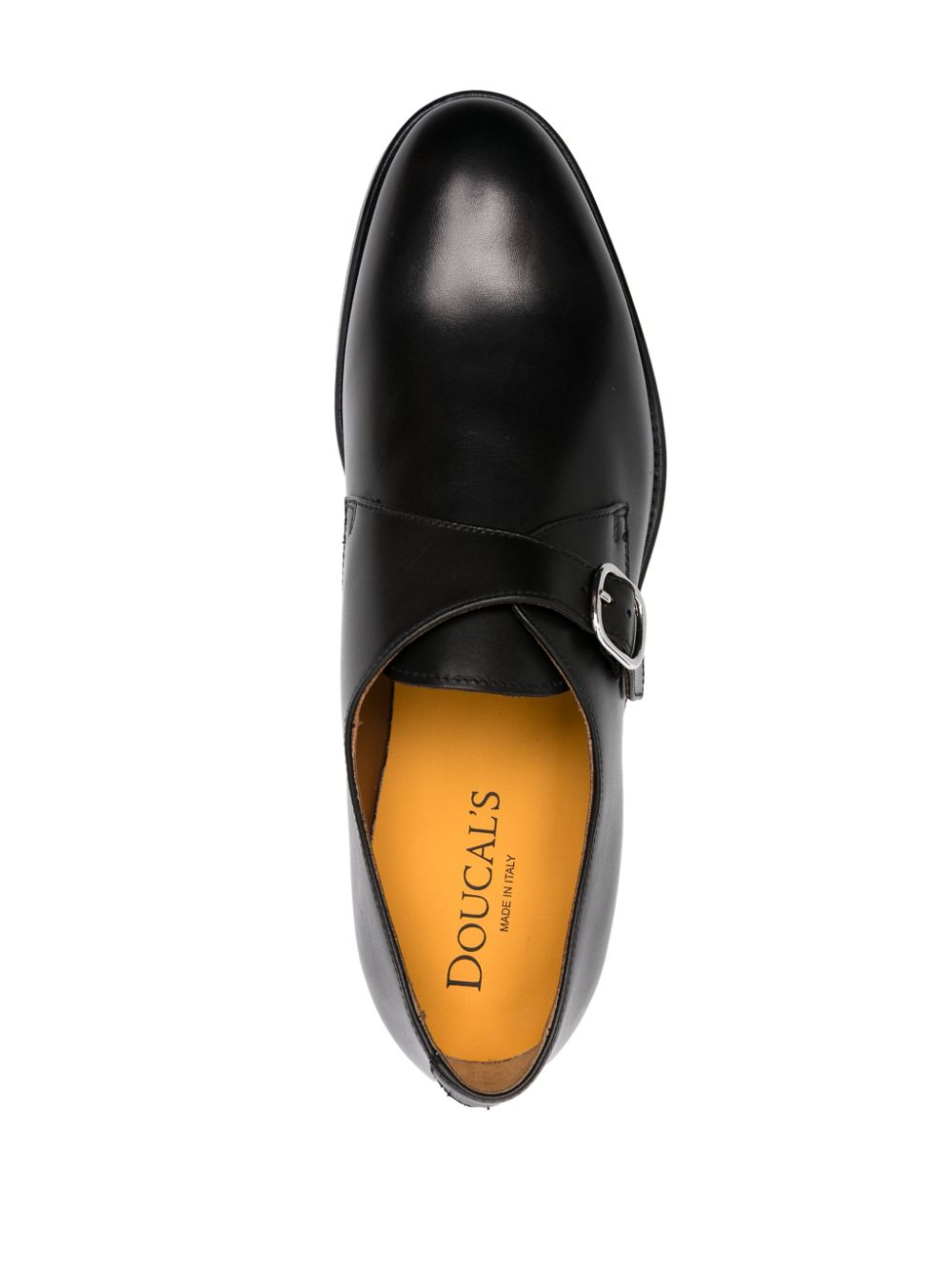 Doucal's leather monk shoes Black