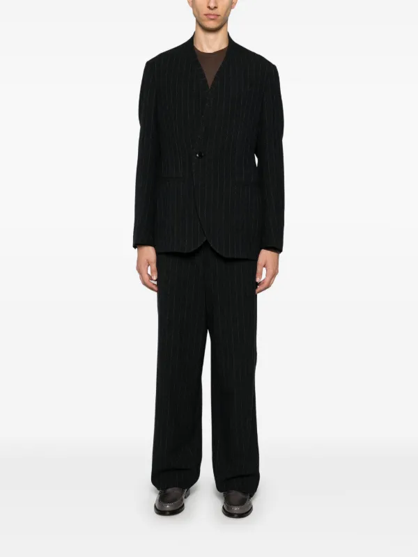 ネットオフ 送料得店  スーツ ストライプ Armani Giorgio | JP FARFETCH | ブラック スーツ