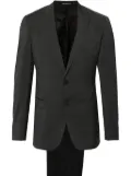 Emporio Armani virgin-wool suit - Grey