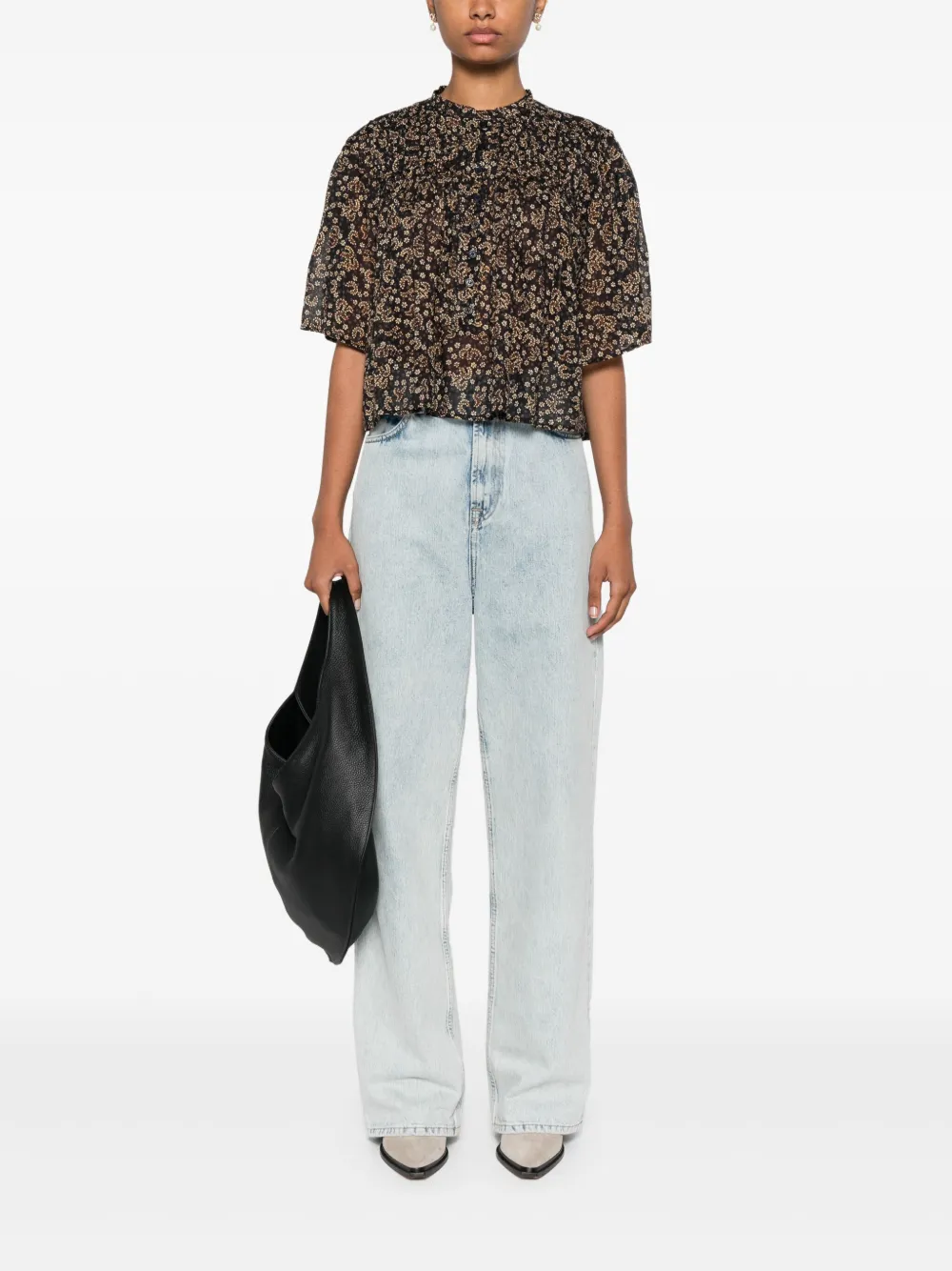 MARANT ÉTOILE Destiny blouse - Zwart