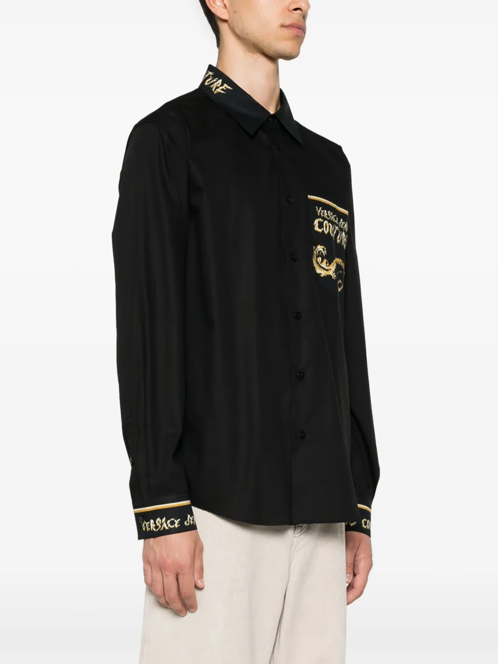 Affordable Versace Jeans Couture Chrome Couture-print shirt Men