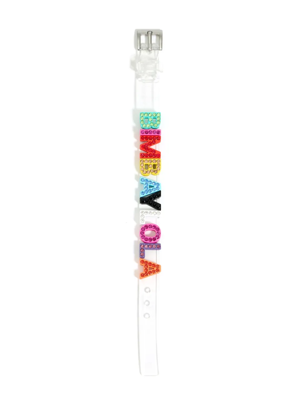 Bimba y Lola crystal-embellished bracelet - Roze