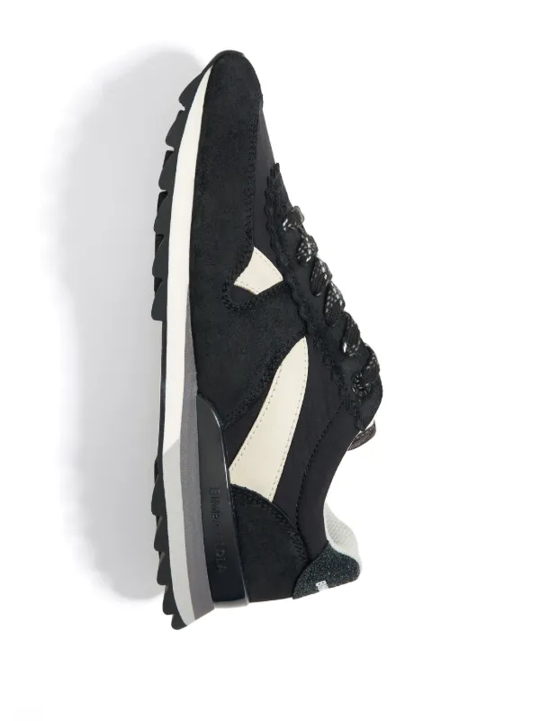 Bimba y Lola Tênis Com Detalhe De Brilho | Preto | FARFETCH BR
