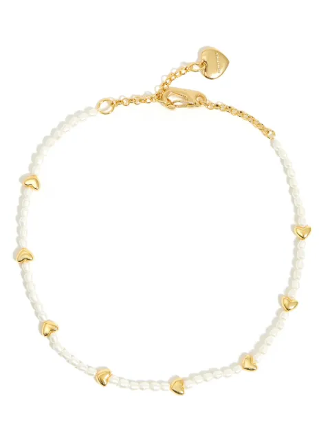 Bimba y Lola heart-charm pearl necklace