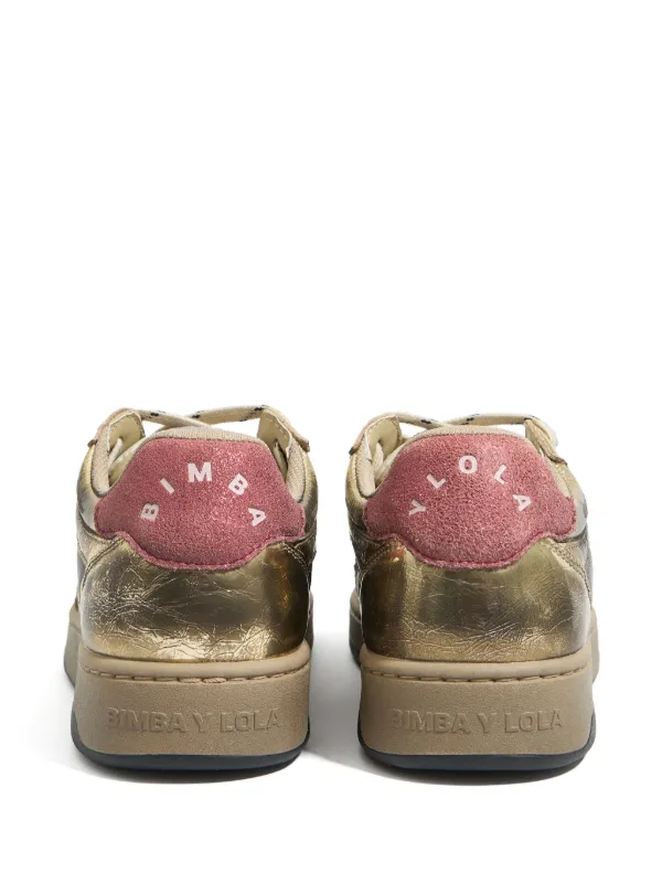 【BIMBA Y LOLA】スターリング Multicolor textured crossed ring