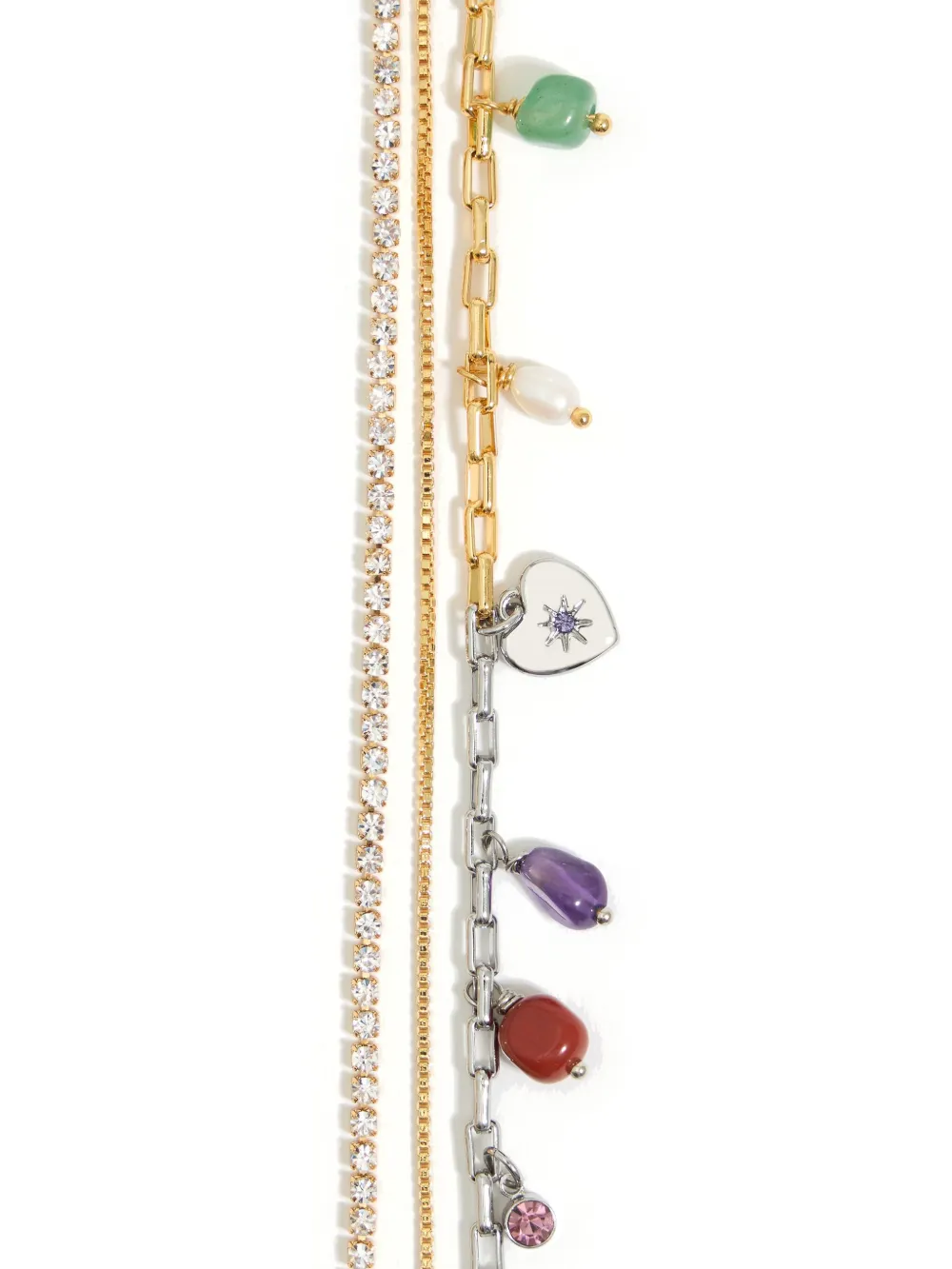 Bimba y Lola heart-charm bracelet - Goud