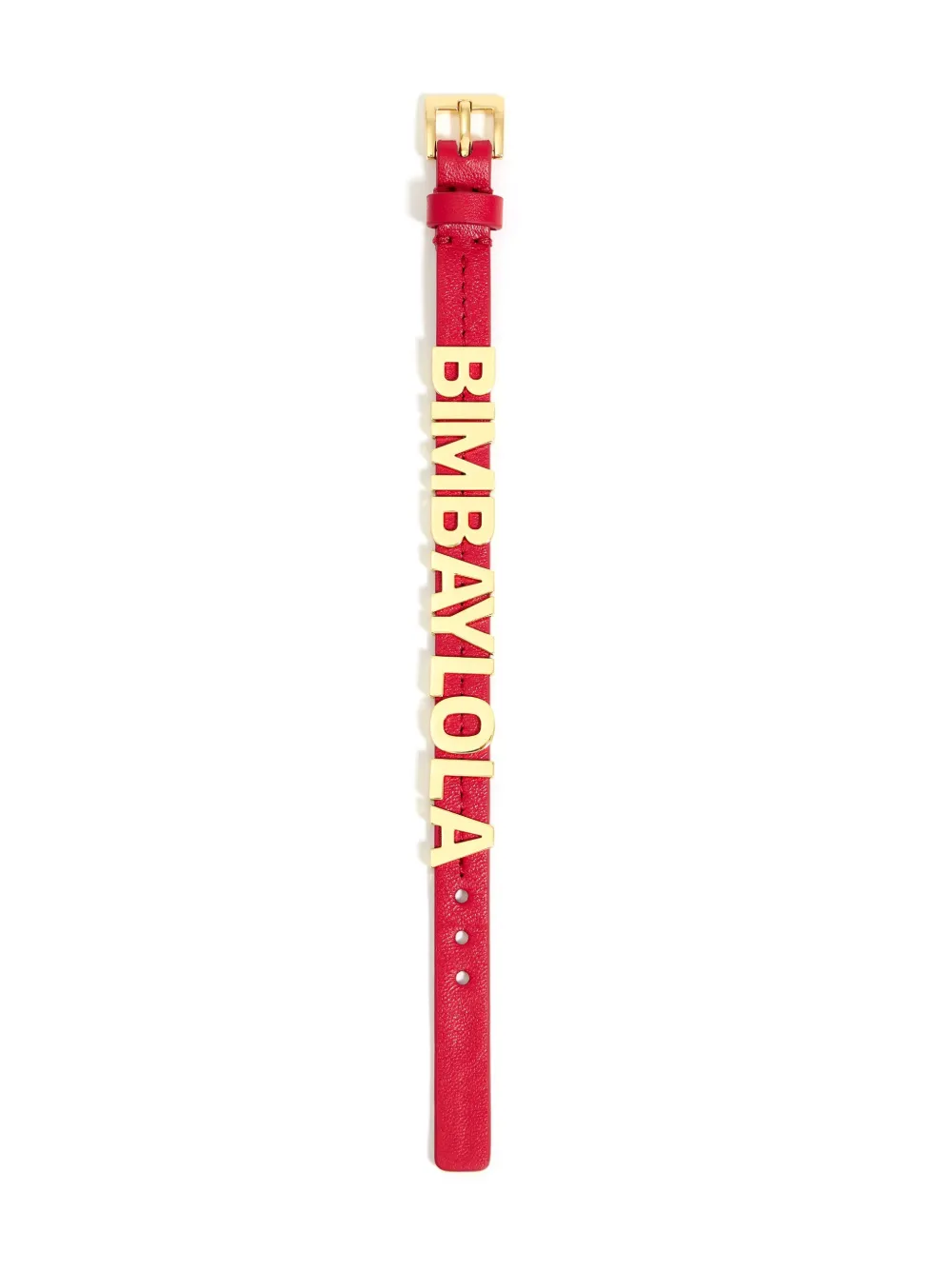 Bimba y Lola logo-lettering bracelet - Rood