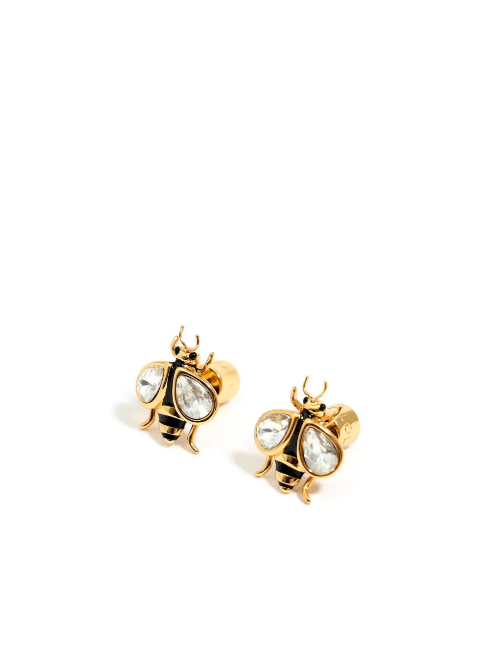 Bimba y Lola bee stud earrings - Zwart