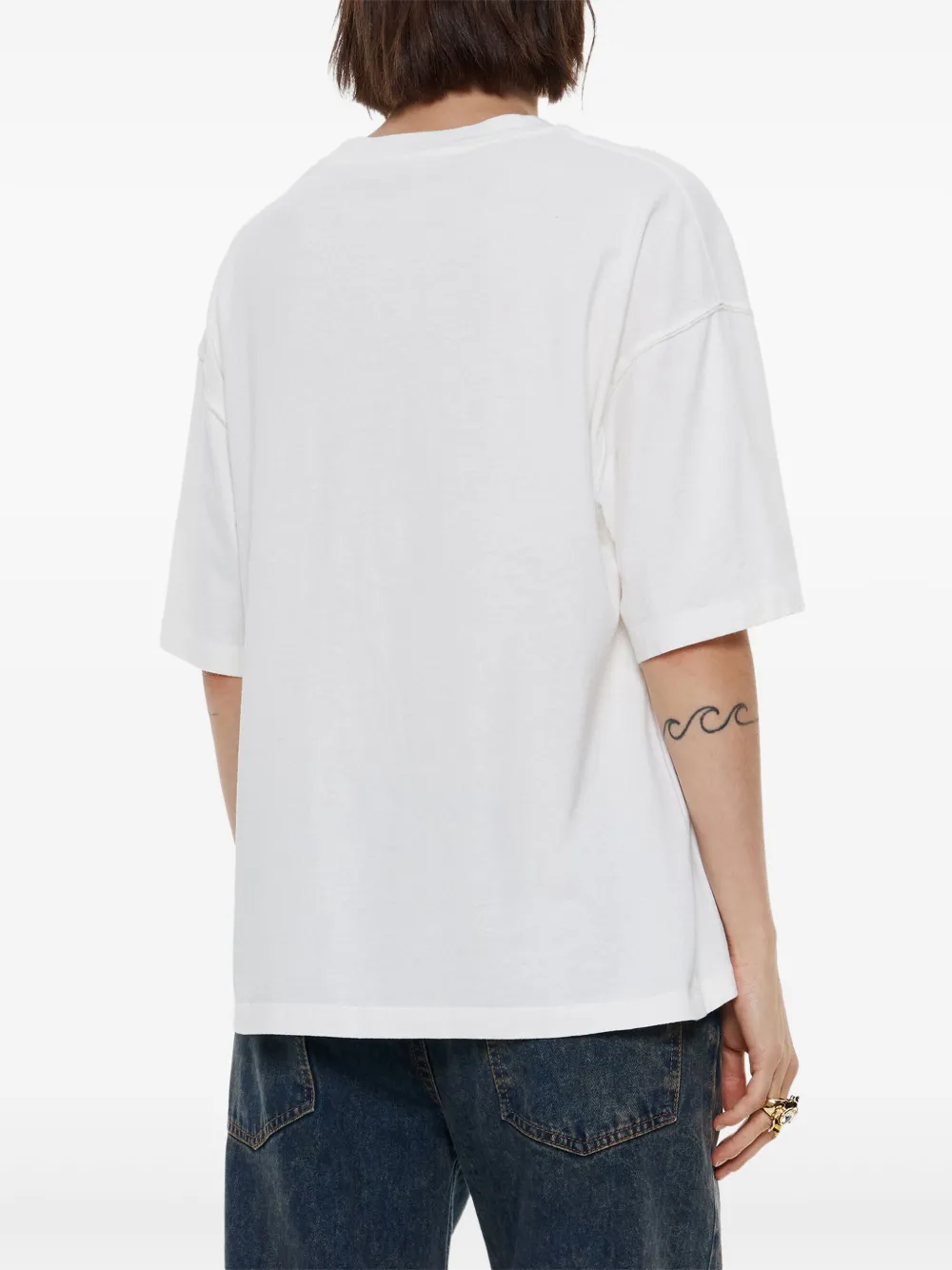 Bimba y Lola T-shirt met logoprint Wit