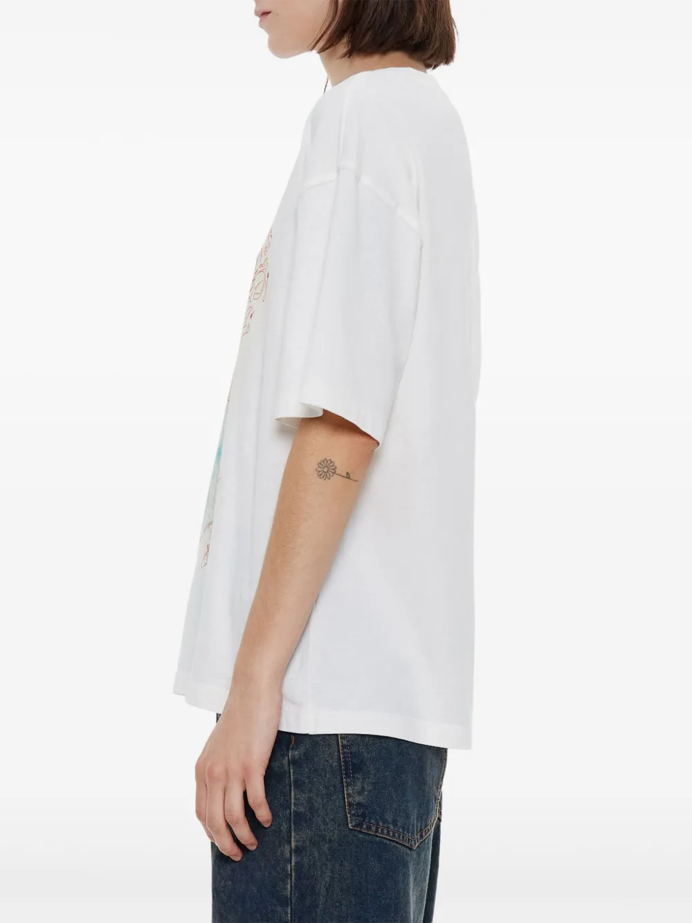 Bimba y Lola T-shirt met logoprint Wit
