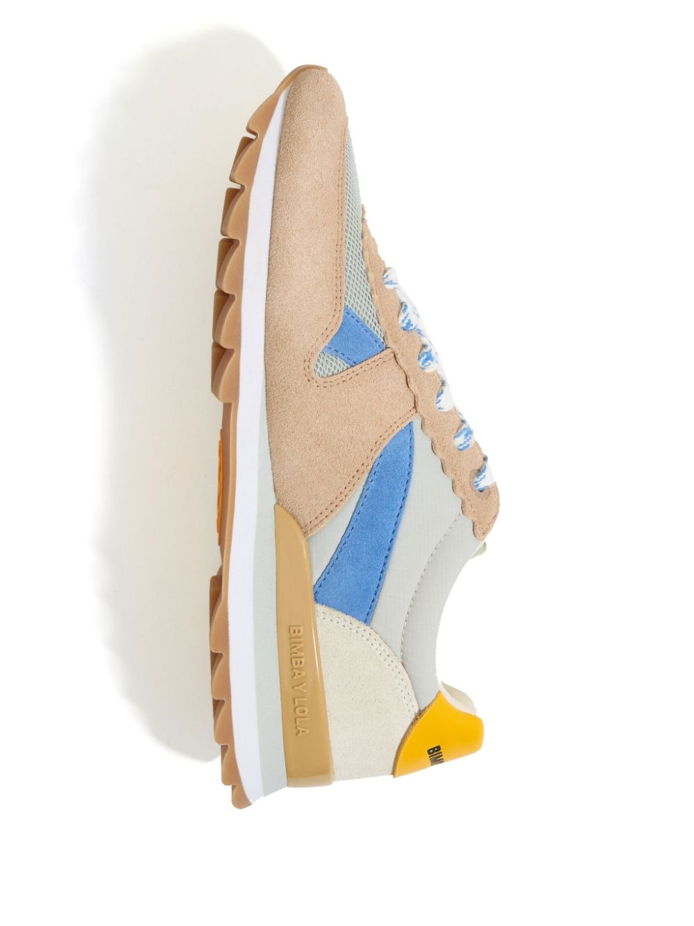 Bimba y Lola Sneakers met colourblocking Beige