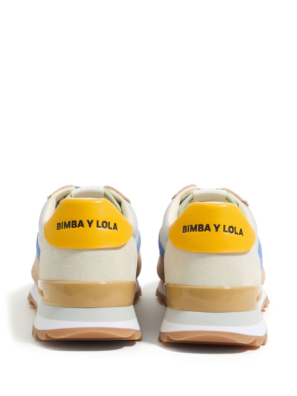 Bimba y Lola Sneakers met colourblocking Beige