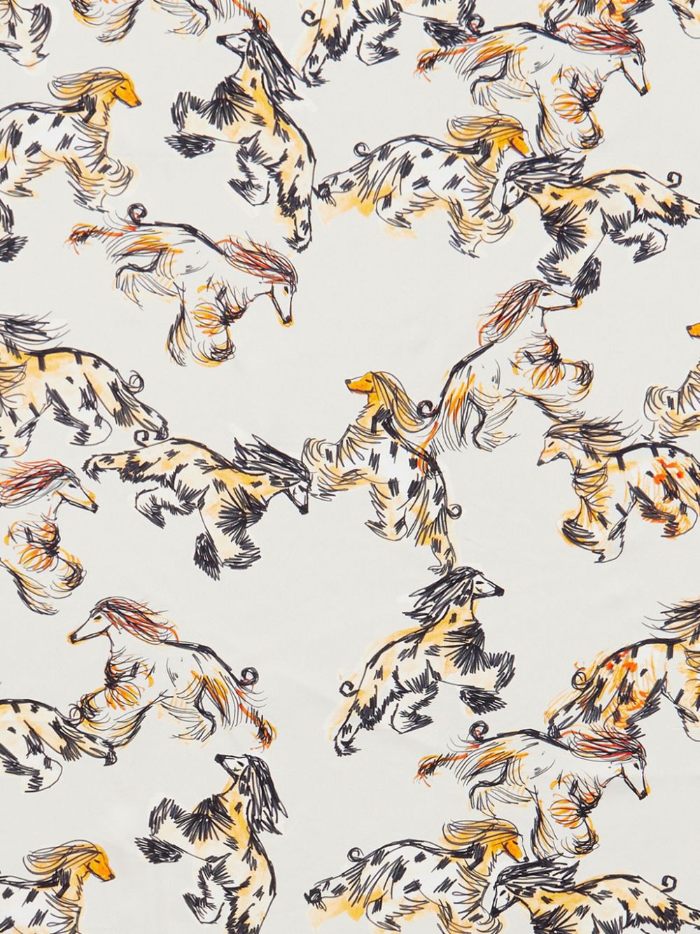 Bimba y Lola dog-print scarf - Beige