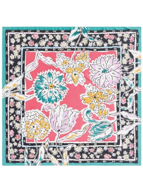 Bimba y Lola floral-print scarf