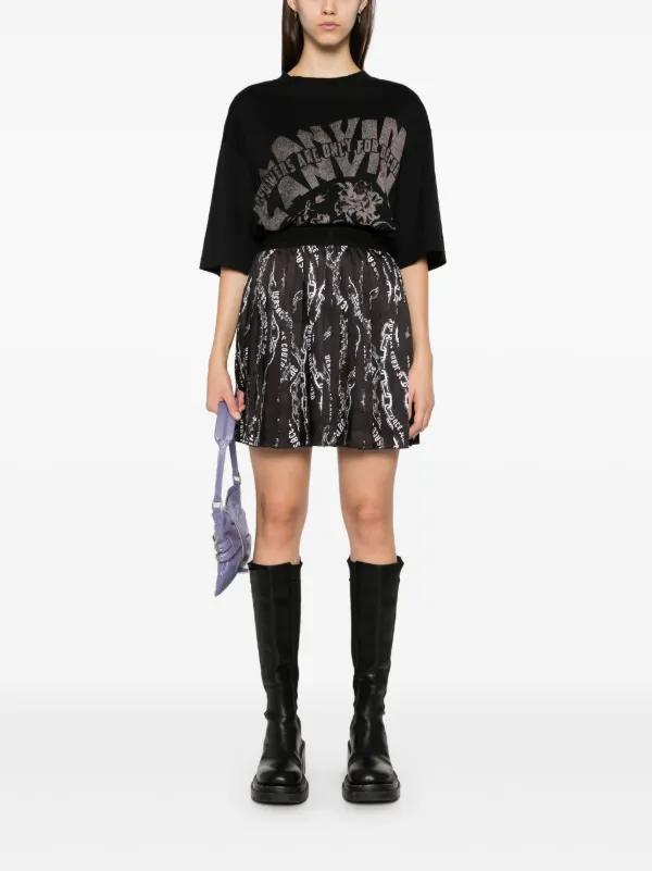 Versace Jeans Couture ミニスカート | ブラック | FARFETCH JP