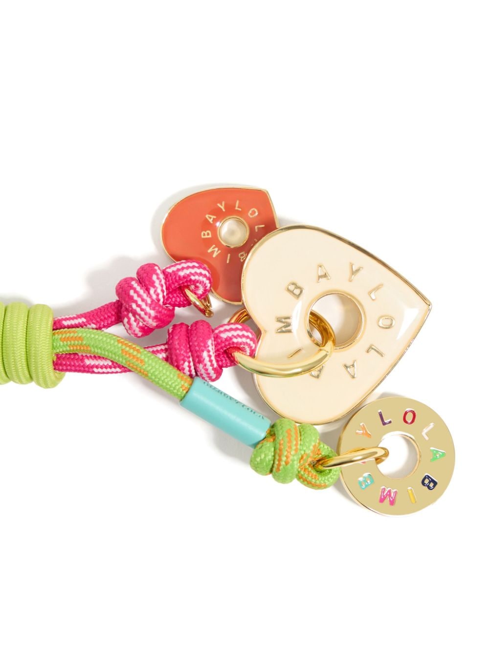 Bimba y Lola Rope and Hearts key ring - Goud