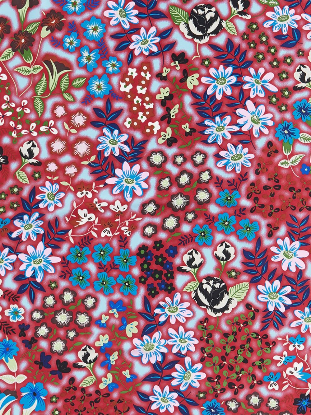 Bimba y Lola floral-print scarf - Rood