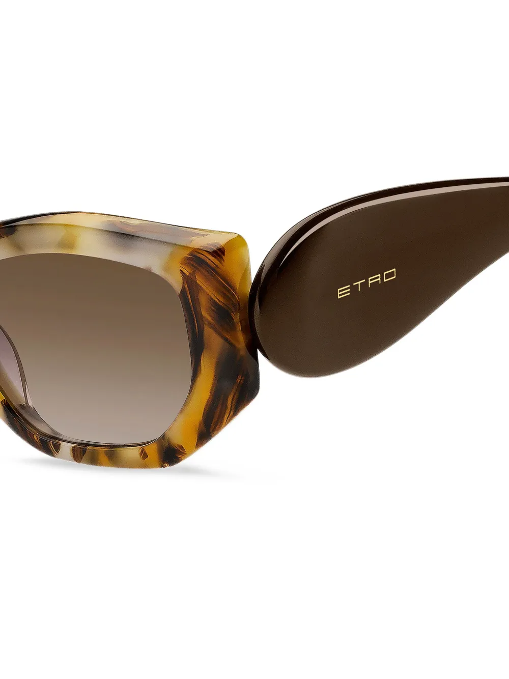 ETRO Zonnebril met paisley montuur Bruin