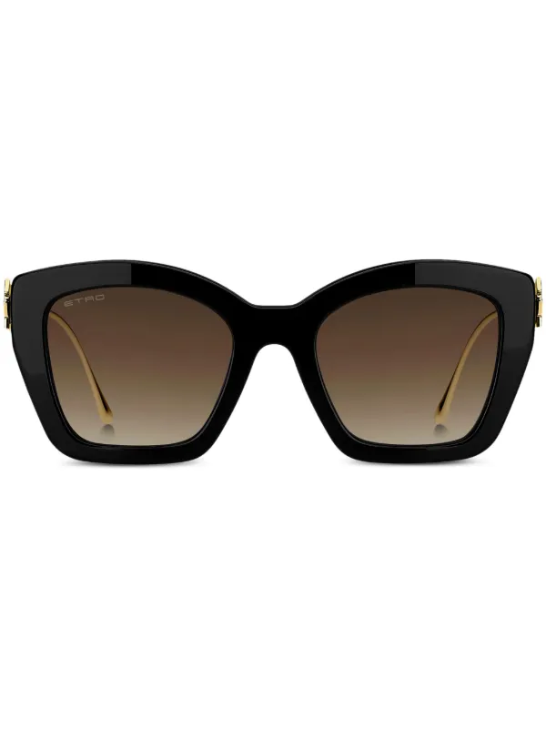 Etro Bold Pegaso Sunglasses in Black