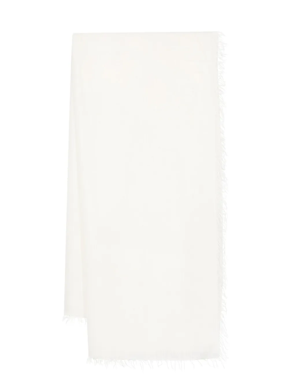 Faliero Sarti Sjaal met franje afwerking Beige