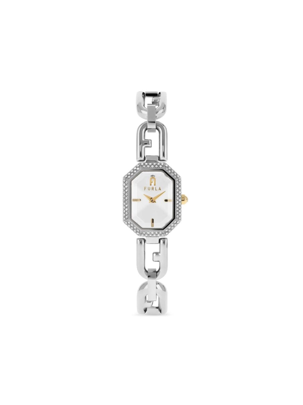 Furla Achteckige Armbanduhr - Silber