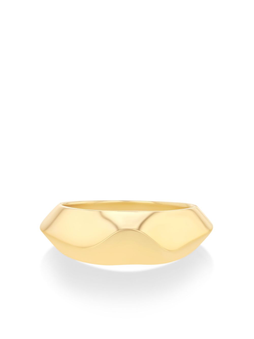 18kt yellow gold Wave ring