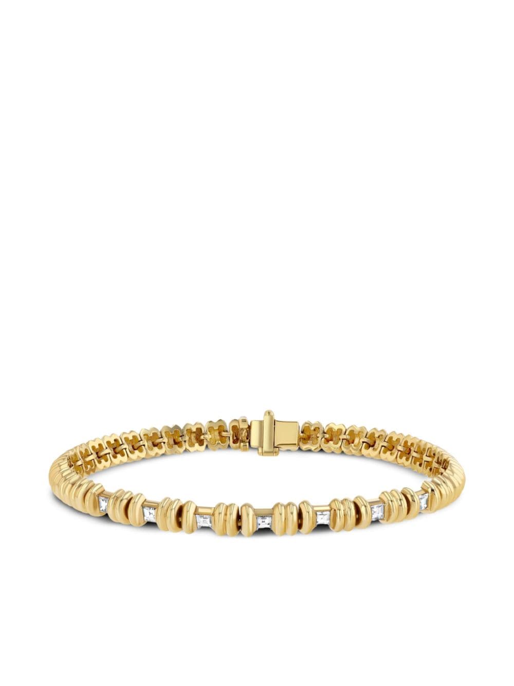 18kt yellow gold diamond bracelet