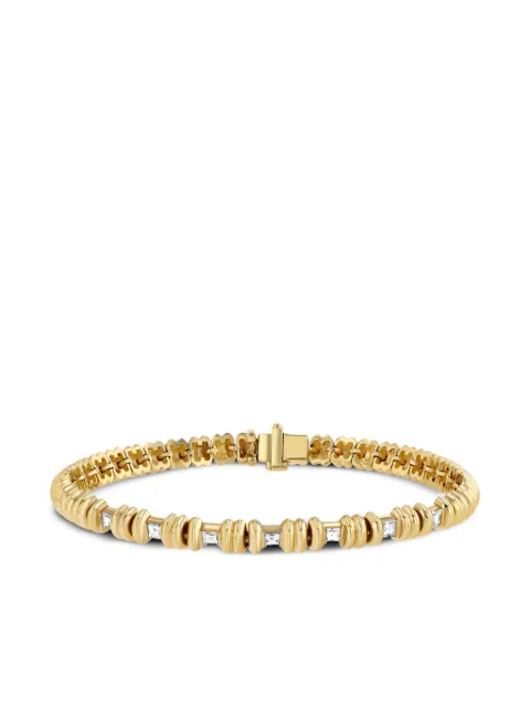 Lizzie Mandler Fine Jewelry pulsera en oro amarillo de 18kt con diamantes