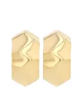 Lizzie Mandler Fine Jewelry 18kt yellow gold Small Wave earrings
