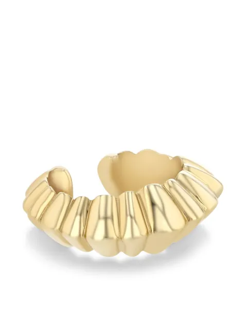 Lizzie Mandler Fine Jewelry 18kt yellow gold Crescent ear cuff