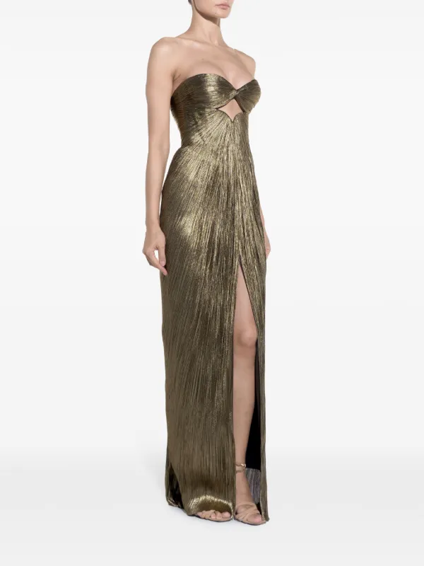 Maria Lucia Hohan Stephanie Gown | Gold | FARFETCH AE