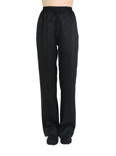 Marine Serre moon-print flared trousers 