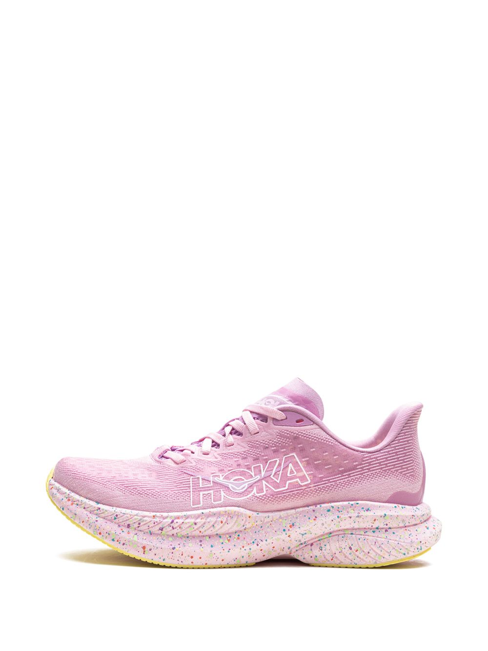 HOKA Mach 6 "Pink Twighlight Lemonade" sneakers Roze