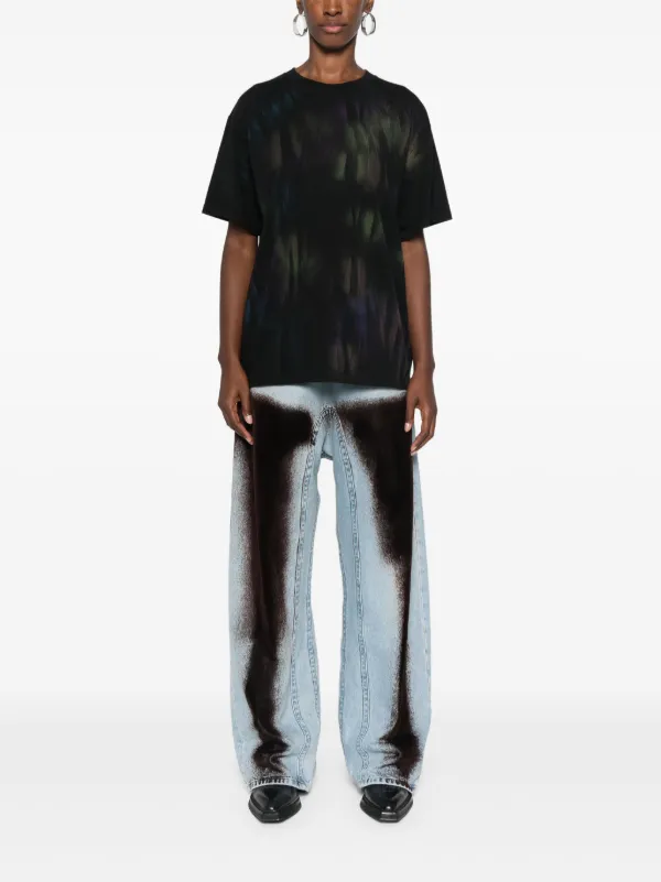 MM6 Maison Margiela ロゴ Tシャツ | ブラック | FARFETCH JP