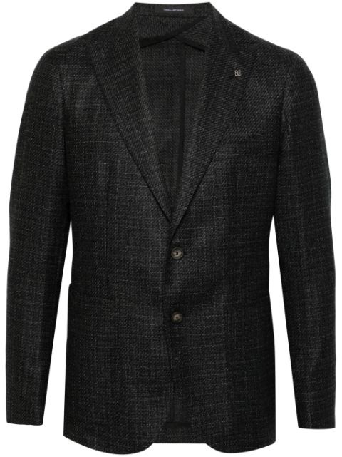 Tagliatore logo-brooch blazer Men