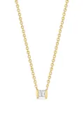 Lizzie Mandler Fine Jewelry 18kt yellow gold Mini Anchor diamond necklace