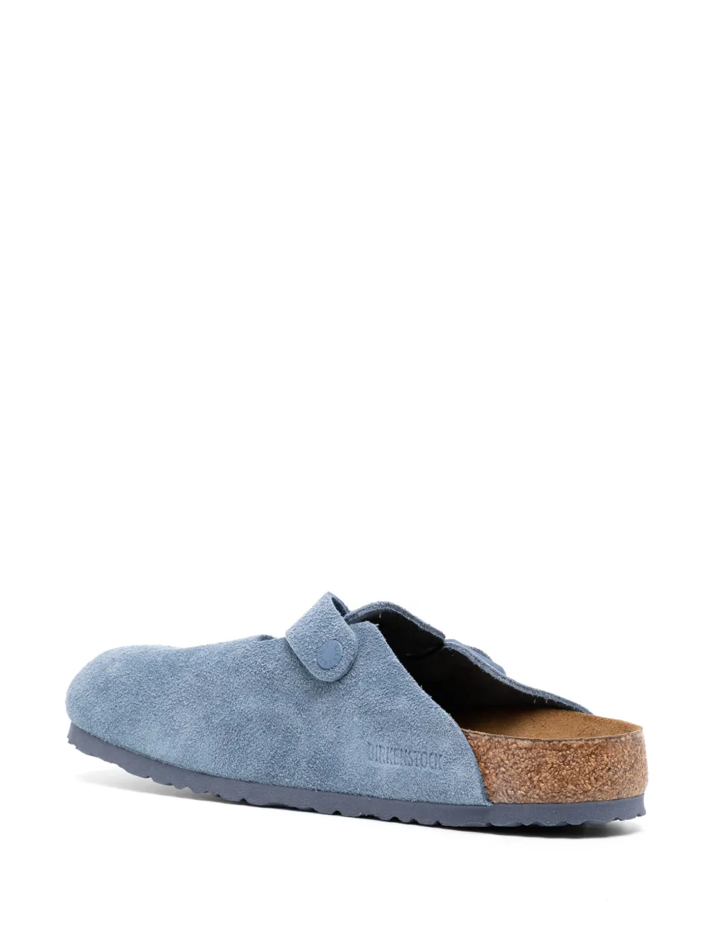 Birkenstock Boston Clog "Suede Elemental Blue"