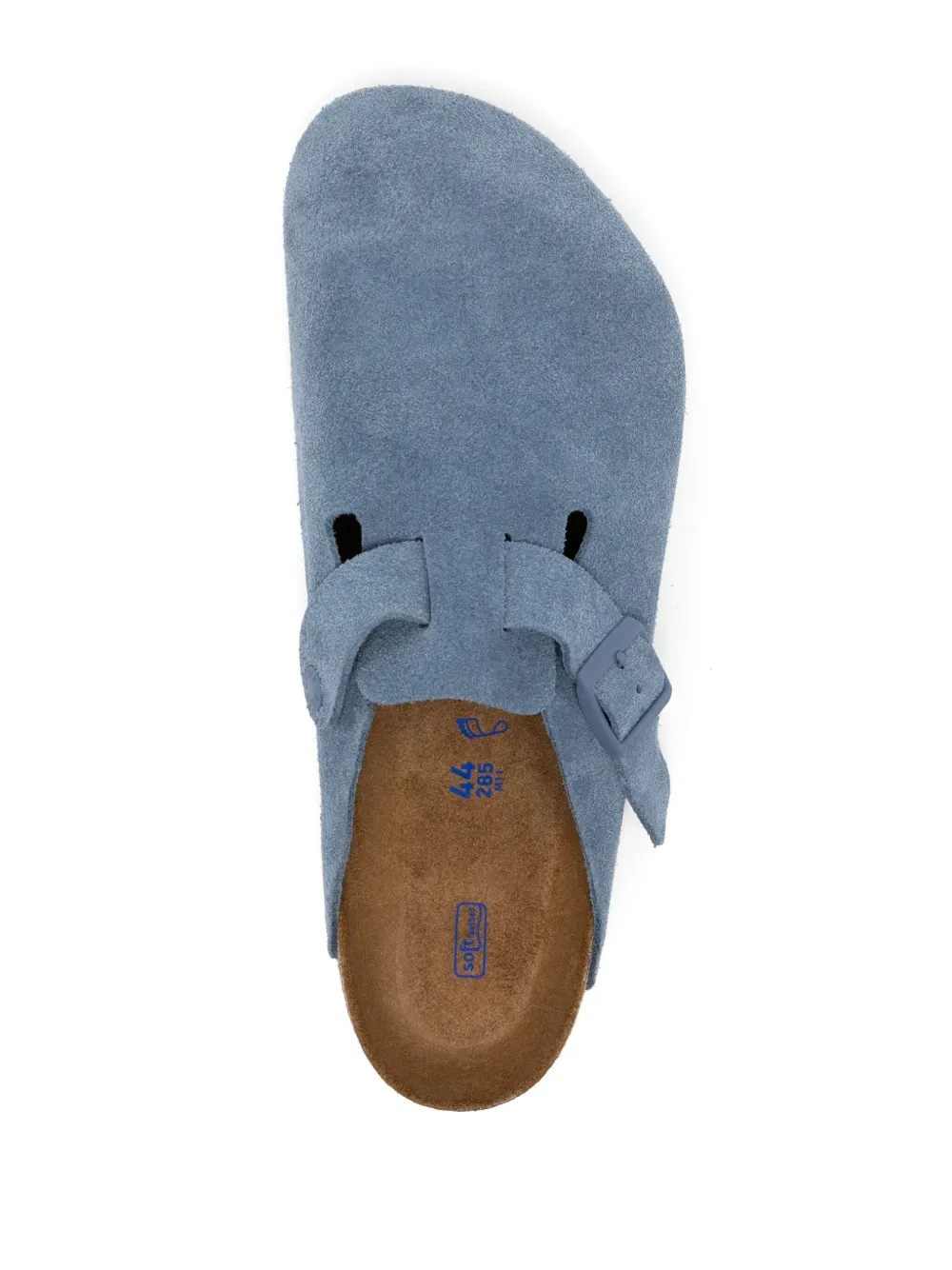 Birkenstock Boston Clog "Suede Elemental Blue"