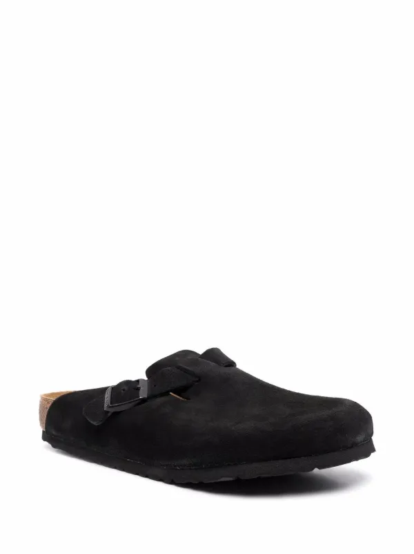 Birkenstock Boston soft-footbed Mules | Black | FARFETCH