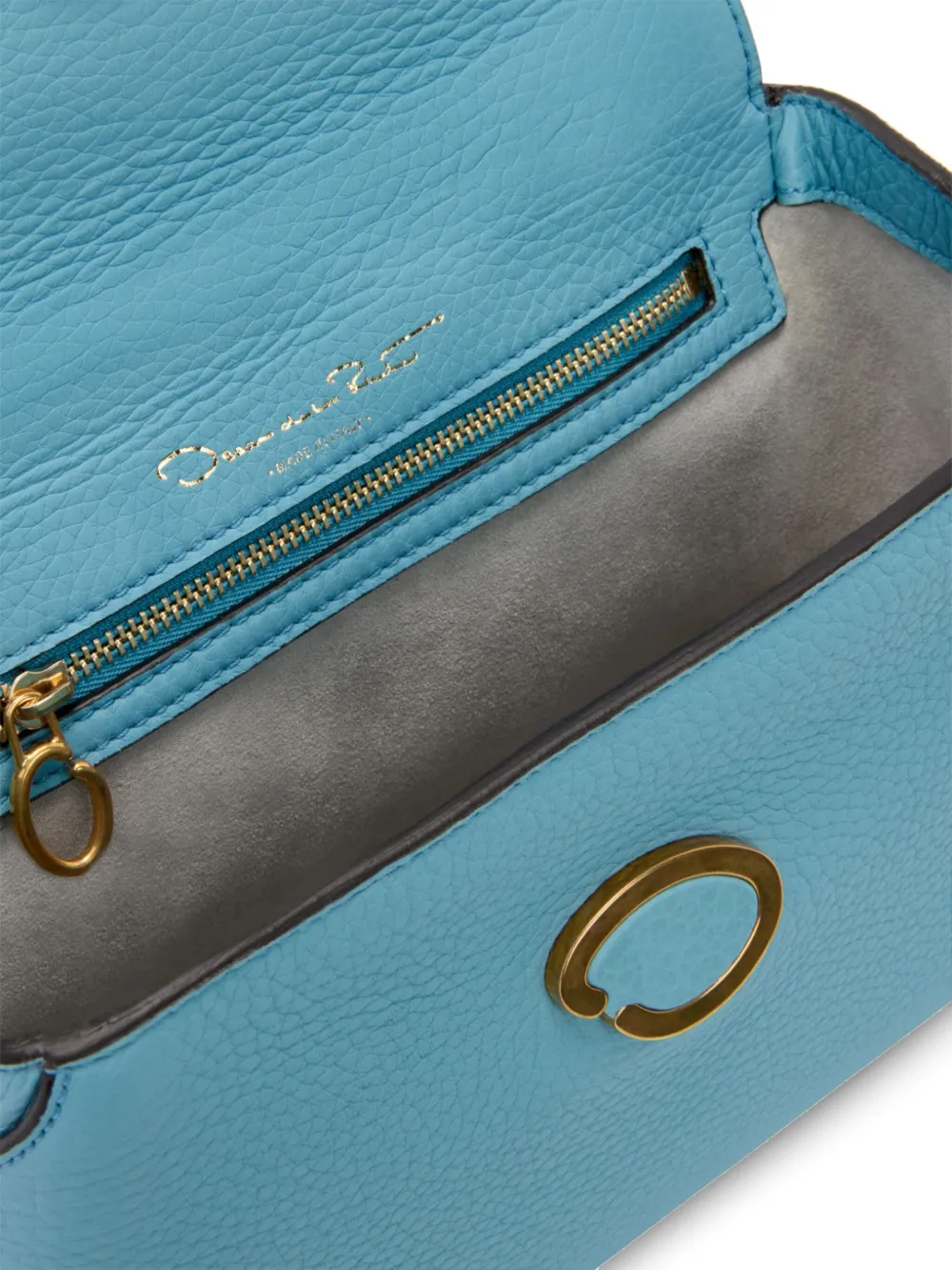 Oscar de la Renta The Mini Poppy tas Blauw