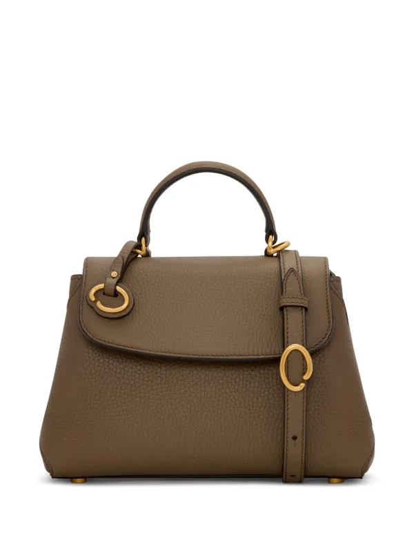 Oscar de la Renta The Mini Poppy Bag in Brown